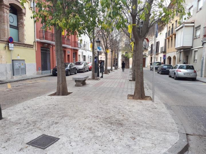 Dilluns comencen els treballs previs a la reurbanització de la plaça de l’Oli de Vilafranca. Ajuntament de Vilafranca
