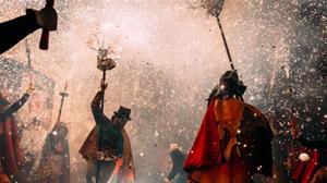 El Ball de Diables de Ribes Colla Jove serà la colla amfitriona i farà l'encesa de lluïment. DGC Fotografia