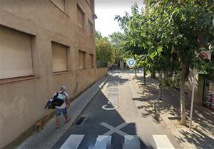 El carrer Noi Moliner de Vilafranca passarà a ser de doble sentit. Google Maps