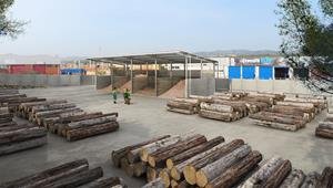 El centre d’assecament d’estella de Ribes permetrà proveir les calderes de biomassa municipals. Ajt Sant Pere de Ribes