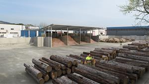 El centre d’assecament d’estella de Ribes permetrà proveir les calderes de biomassa municipals