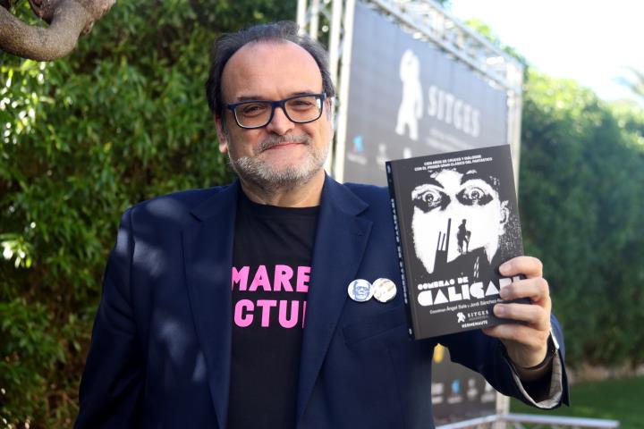 El co-coordinador del llibre 'Sombras de Caligari' Jordi Sánchez-Navarro al Festival de cinema de Sitges. ACN