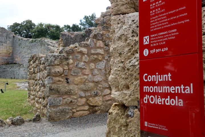 El Conjunt Monumental d'Olèrdola reobre al públic amb expectatives optimistes per a l'estiu. ACN/ Gemma Sánchez