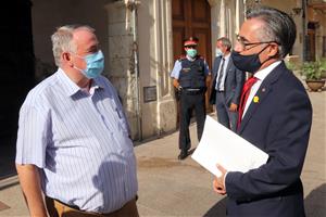 El conseller d'Empresa i Coneixement, Ramon Tremosa es reuneix amb el comité de Saint-Gobain Glass i els alcaldes de Banyeres i l'Arboç. ACN