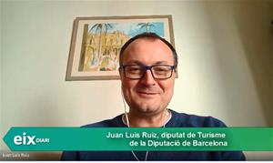 El diputat vilanoví Juan Luis Ruiz, responsable de Turisme de la Diputació de Barcelona. EIX