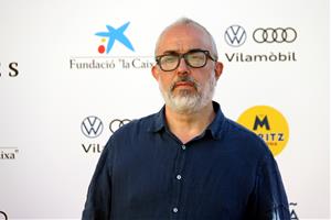 El director de '30 monedas', Álex de la Iglesia, i l'actriu Macarena Gómez al Festival de cinema de Sitges, l'11 d'octubre del 2020