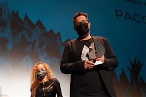 El director, productor i guionista, Paco Plaza, guardonat amb el Premi Carrera Méliès al Festival de cinema de Sitges. Festival de Sitges