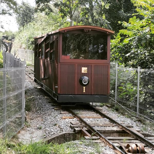 El Funicular de Gelida torna a funcionar aquest cap de setmana. Ajuntament de Gelida