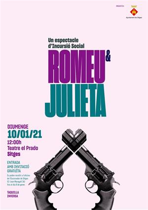 El grup del Taller de Teatre Inclusiu estrenarà l’obra ‘Romeu i Julieta’ el 10 de gener. Ajuntament de Sitges