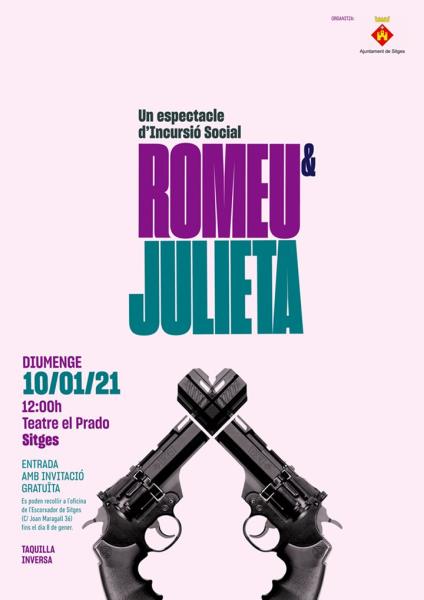 El grup del Taller de Teatre Inclusiu estrenarà l’obra ‘Romeu i Julieta’ el 10 de gener. Ajuntament de Sitges