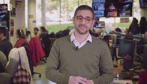 El nou corresponsal de TV3 a Brussel·les, Joan Raventós. TV3