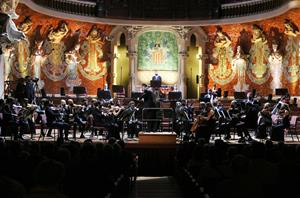 El Palau de la Música rememora el debut de l'Orquestra Pau Casals ara fa cent anys. ACN
