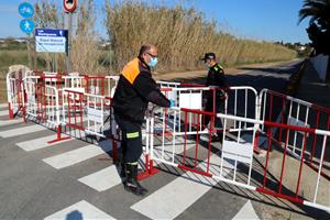 El Vendrell blinda l'accés a les segones residències per Setmana Santa. ACN