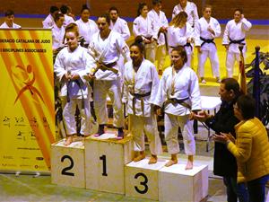 Els judoques de l'escola de Judo Olèrdola