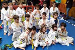 Els judoques de l'escola de Judo Vilafranca