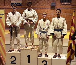 Els judoques de l'escola de Judo Vilafranca