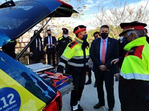 Els nous vehicles de Mossos de trànsit incorporen el groc per fer-se més visibles. ACN