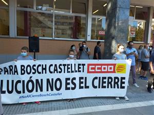 Els treballadors de Bosch es manifesten a Vilafranca per demostrar que 