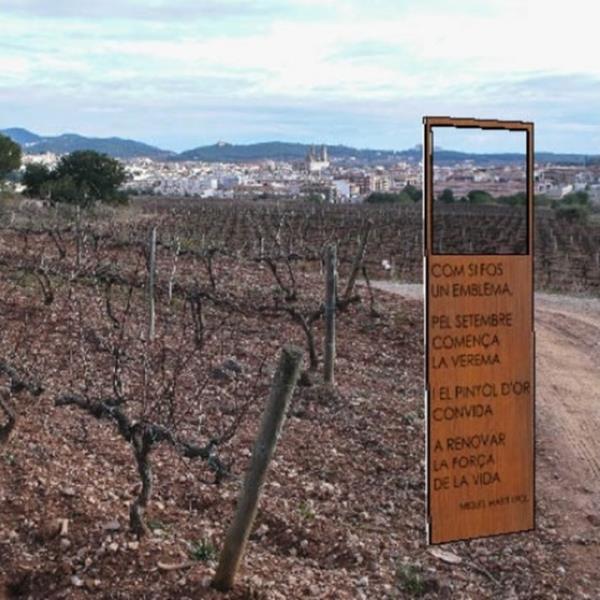 Els treballs per implementar les estacions interpretatives a les vinyes de Ribes començaran aquest mes. Ajt Sant Pere de Ribes