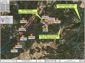 Entitats ecologistes consideren que l'avantprojecte d'un parc eòlic a Pontons posa en perill la preservació del paisatge. EIX