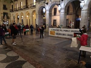 Entitats i partit polítics mostren a Vilanova la seva solidaritat amb el poble sahrauí