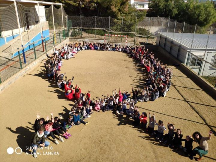 Es reprenen les obres de l’escola Agnès de Sitges. Escola Agnès