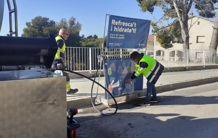 Es restableix el servei d'aigua amb normalitat després del trencament de la canonada del Consorci d'Aigües de Tarragona. Sorea