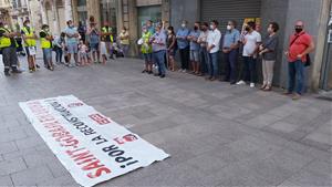 Front comú dels alcaldes del Baix Penedès, contra el tancament de Saint-Gobain Glass. CC Baix Penedès