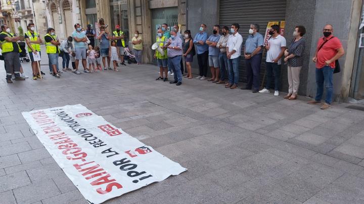 Front comú dels alcaldes del Baix Penedès, contra el tancament de Saint-Gobain Glass. CC Baix Penedès