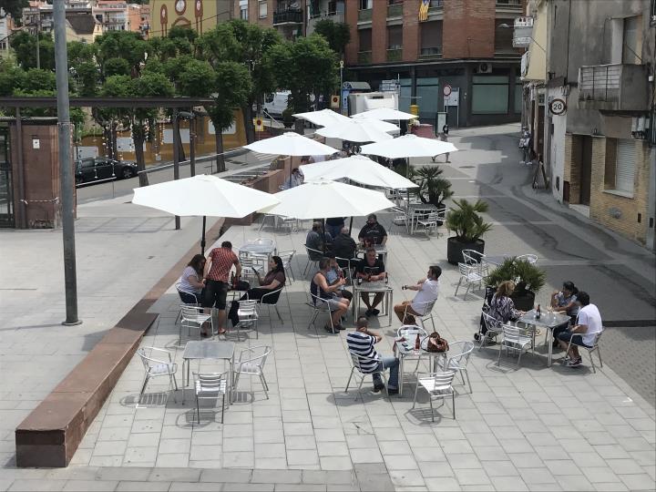 Gelida amplia terrasses i bonificarà el 100% de la taxa fins al 31 de desembre. Ajuntament de Gelida