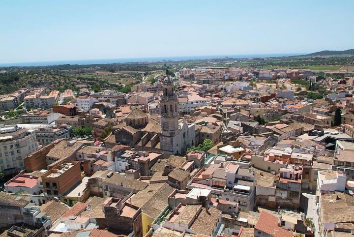 Imatge aèria del Vendrell. Eix