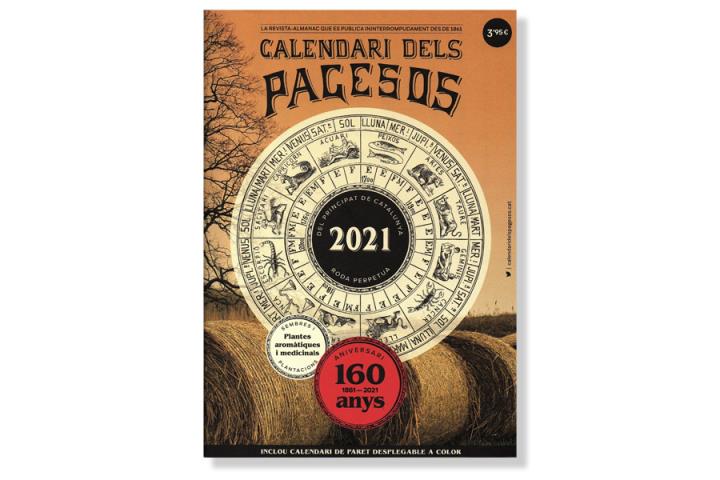 Imatge coberta Calendari dels pagesos 2021. Eix