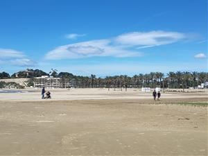 Imatge de la platja de Vilanova i la Geltrú. Ajuntament de Vilanova