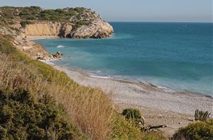 Imatge de la platja del Far de Vilanova i la Geltrú. EIX