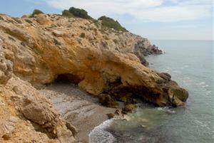 Imatge de la platja del Far de Vilanova i la Geltrú