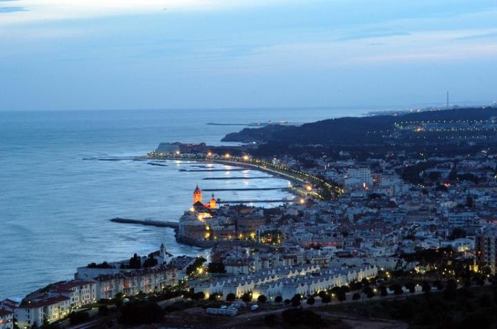 Imatge de Sitges des de l'aire. Ajuntament de Sitges