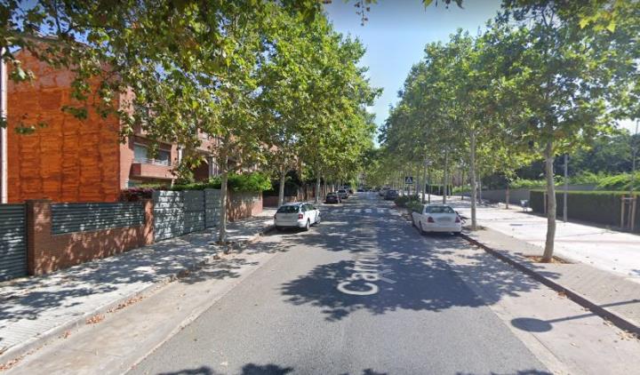 Imatge del carrer Carles Riba de Vilafranca. Google Maps
