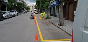 Imatge dels canvis en la mobilitat de la rambla Samà. Ajuntament de Vilanova