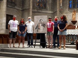 Joan Hurtado “Canano” presenta una estampa de Sant Fèlix realista, que ressalta el seu vessant més místic. Ajuntament de Vilafranca