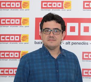 Josep M. Romero Velarde, secretari general CCOO Baix Llobregat, Alt Penedès, Anoia i Garraf. CCOO