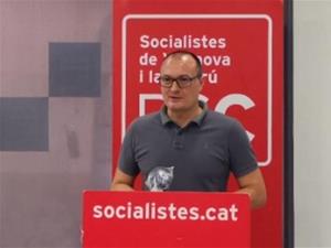 Juan Luis Ruiz, cap de llista del PSC Vilanova i la Geltrú . PSC