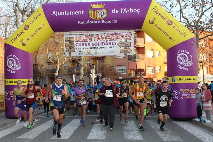 La 3a edició de la Sant Silvestre solidària l’Arboç – Banyeres . Eix