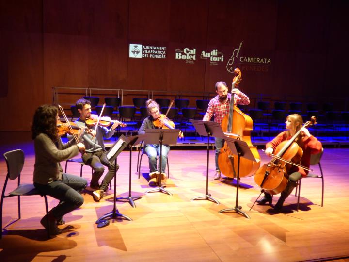 La Camerata Penedès és la nova orquestra de cambra resident a l’Auditori Municipal de Vilafranca. Ajuntament de Vilafranca