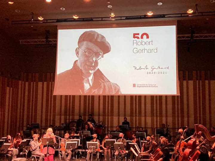 La consellera Ponsa presideix l'acte central de la commemoració de l'Any dedicat al compositor Gerhard. Generalitat de Catalunya