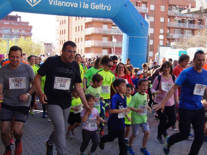 La Cursa Popular de Vilanova se celebrarà el diumenge 29 de març, amb una vintena de punts d'inscripció. Ajuntament de Vilanova