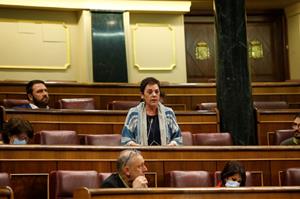 La diputada d'EH Bildu Mertxe Aizpurua al Congrés. ACN