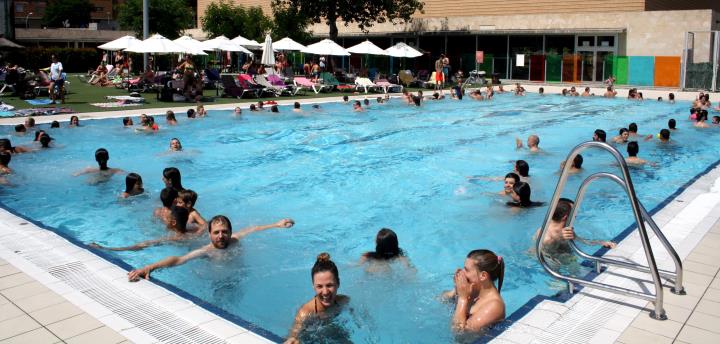 La piscina municipal de Sant Sadurní amplia les franges horàries a partir de l'1 d´agost. Ajt Sant Sadurní d'Anoia
