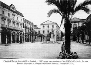 La Plaça de la Vila . Eix