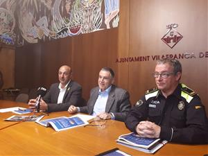La policia local de Vilafranca va fer 347 detencions durant el 2019 i va posar 10.000 denúncies de trànsit. Ajuntament de Vilafranca