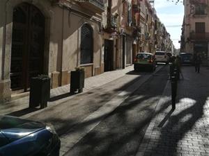 La reparació del paviment del carrer Correu de Vilanova s'allargarà dos mesos i provocarà talls parcials del trànsit. Ajuntament de Vilanova